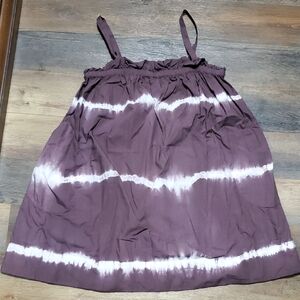 Anthro Othilia Lucette Women's Tie-Dye Swing Dress Mini Dress
